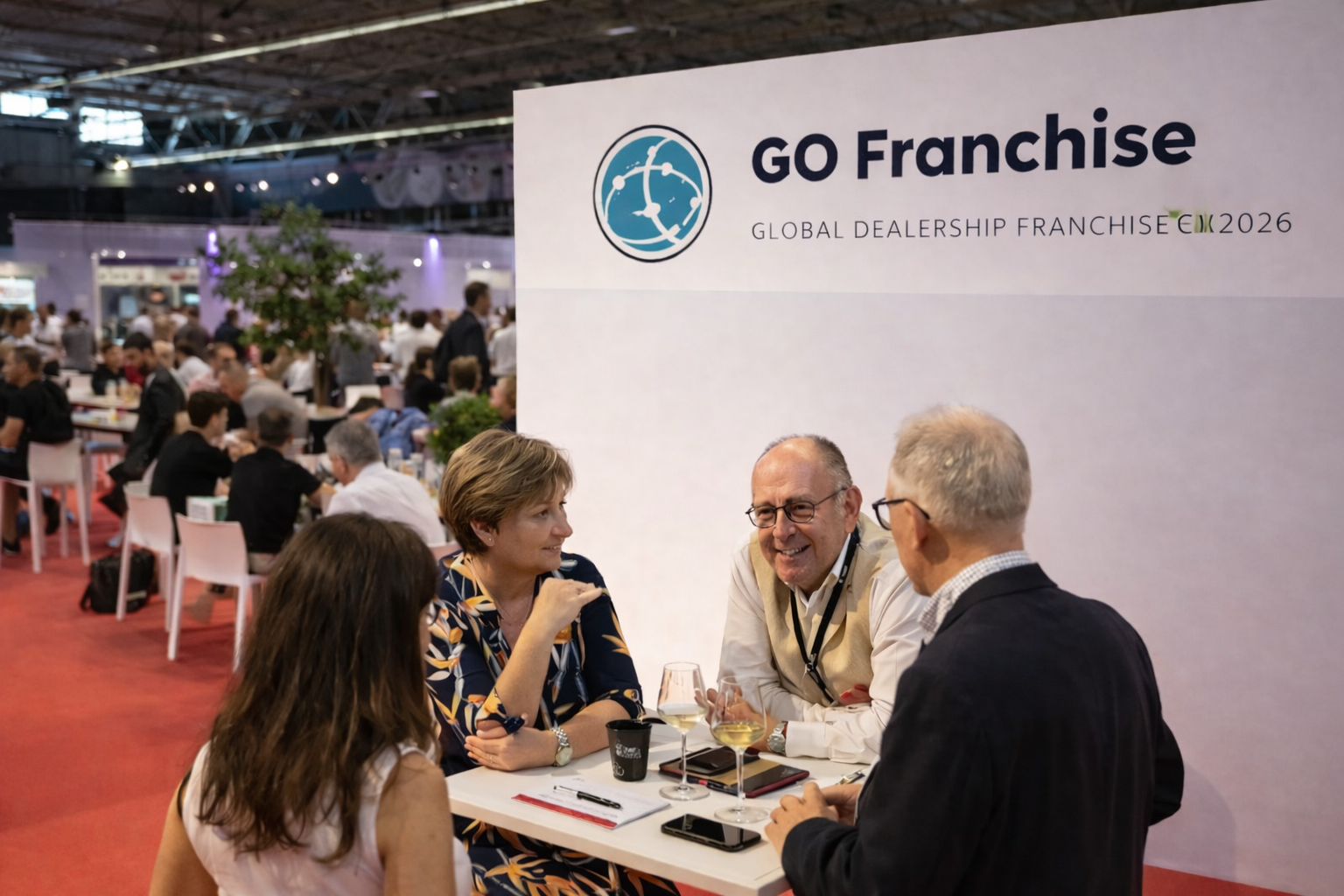 Exhibitors meeting investors